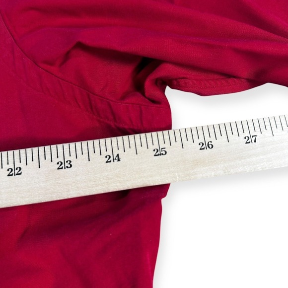 Ralph Lauren Mens XL Classic Fit Red Twill Button Down Long Sleeve Pony Logo - Picture 4 of 10